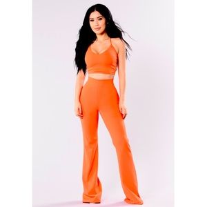 Orange 2 piece Co Ordinate Set